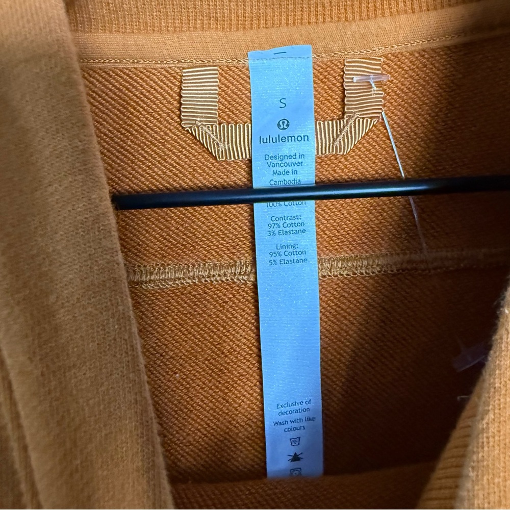 Lululemon Athletica - All Yours Mustard Yellow Hoodie - Women’s Small - Picture 7 of 7